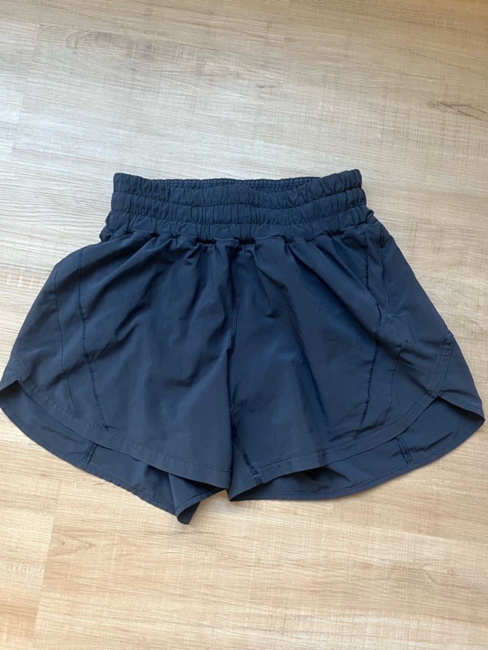lululemon navy blue Running Shorts with Elastic Waist
